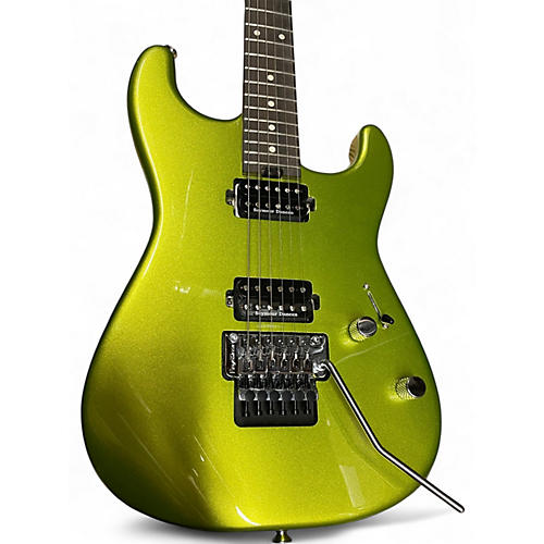 Used Charvel San Dimas HH FR Lime Solid Body Electric Guitar Lime