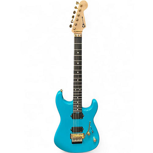 Used Charvel San Dimas Style 1 HH Miami Blue Solid Body Electric Guitar Miami Blue
