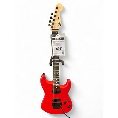 Used Charvel San Dimas Style 1 HH Satin Ferrari Red Solid Body Electric Guitar