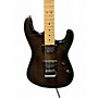 Used Charvel Used Charvel San Dimas Style 1 HH Trans Black Solid Body Electric Guitar Trans Black