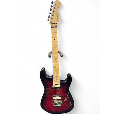 Used Charvel San Dimas Style 1 HH Trans Red Solid Body Electric Guitar