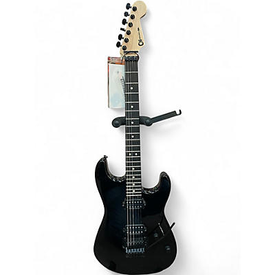 Used Charvel San Dimas Style 1 HH floyd Black Solid Body Electric Guitar