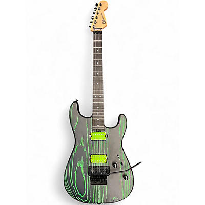 Used Charvel San Dimas Style 1 HH green glow Solid Body Electric Guitar