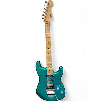 Used Charvel San Dimas Style 1 HSS AQUA FLAKE Solid Body Electric Guitar