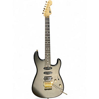 Used Charvel San Dimas Style 1 HSS Black and Gold Solid Body Electric Guitar