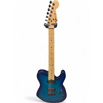 Used Charvel San Dimas Style 2 HH Chlorine Burst Solid Body Electric Guitar