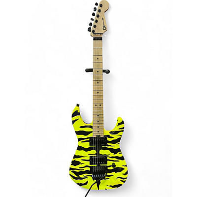 Charvel Used Charvel Satchel Signature Pro-Mod DK Black and Yellow Solid Body Electric Guitar