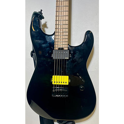 Charvel Used Charvel Sean Long Signature Black And Neon Yellow Solid Body Electric Guitar Black and neon yellow