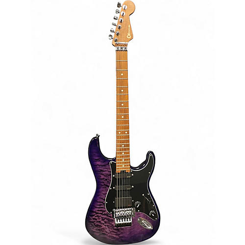 Used Charvel Sfogli Signature Pro-Mod So-Cal Style 1 HSS Purple Burst Solid Body Electric Guitar Purple Burst