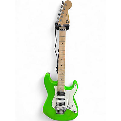Used Charvel SoCal style 1 hsh Green Solid Body Electric Guitar