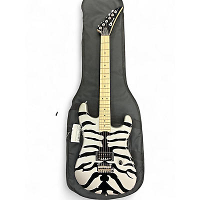 Used Charvel Super Stock SD-1 H2 PT M silver tiger Solid Body Electric Guitar