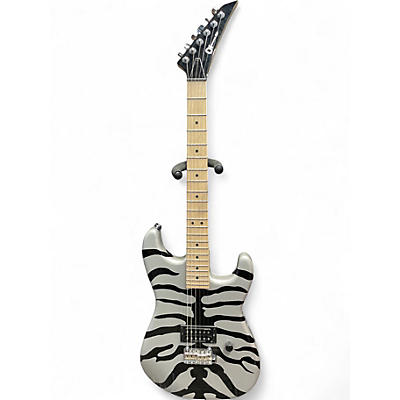 Used Charvel Super Stock San Dimas SILVER BENGAL Solid Body Electric Guitar