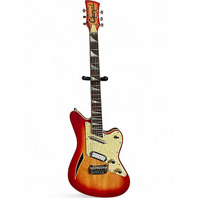 Used Charvel Surfcaster Cherry Sunburst Solid Body Electric Guitar