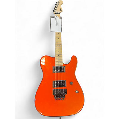 Used Charvel USA SAN DIMAS SO CAL HH FLOYD ROSE Orange Solid Body Electric Guitar