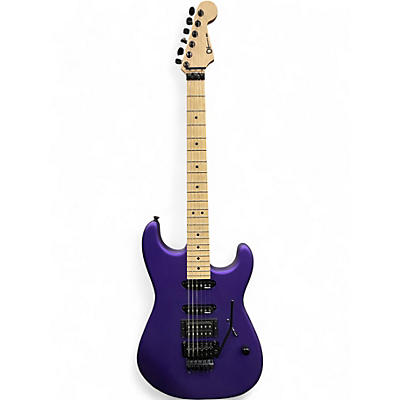 Used Charvel USA Select San Dimas Style 1 HSS FR Satin Plum Solid Body Electric Guitar