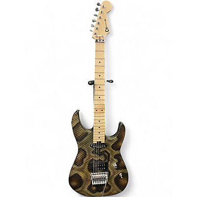 Used Charvel Warren De Martinin Signature Pro-Mod Snake Snakeskin Solid Body Electric Guitar