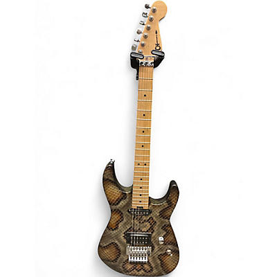 Used Charvel Warren DeMartini Signature Snake Pro Mod Snakeskin Solid Body Electric Guitar