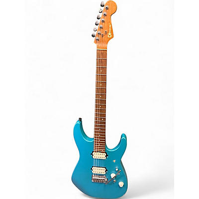 Used Charvel dk-24 frost blue Solid Body Electric Guitar