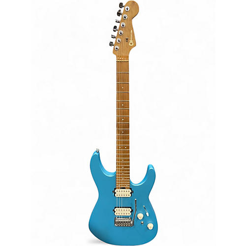 Used Charvel dk24HH matte blue ice Solid Body Electric Guitar matte blue ice