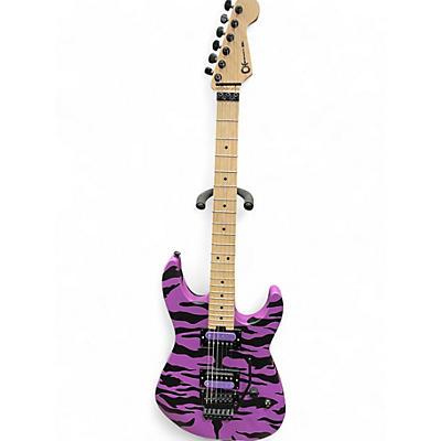 Used Charvel pro DK Purple Bengal Solid Body Electric Guitar