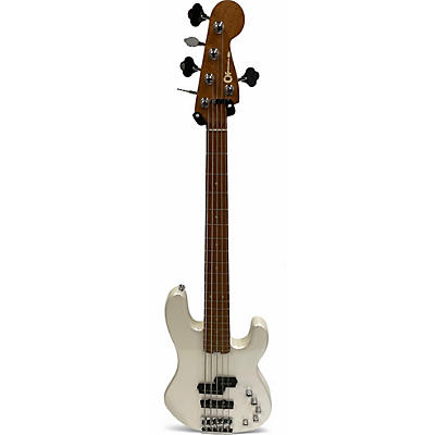 Used Charvel pro mod San Dimas PJ V platinum pearl Electric Bass Guitar