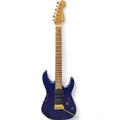 Used Charvel pro mod dk24 HSH 2PT MYSTIC BLUE Solid Body Electric Guitar