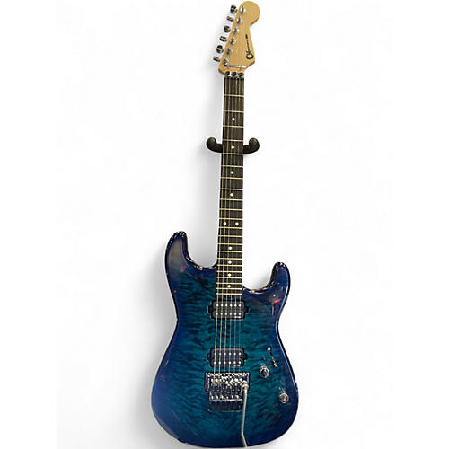 Used Charvel pro mod dk24 chlorine burst Solid Body Electric Guitar chlorine burst