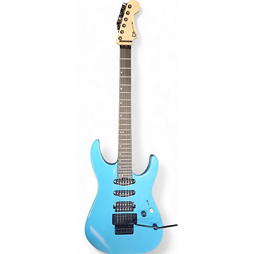Used Charvel pro mod dk24 hss Baby Blue Solid Body Electric Guitar Baby Blue