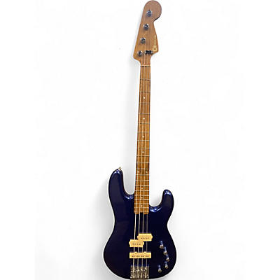 Used Charvel pro-mod san dimas PJ IV mystic blue Electric Bass Guitar