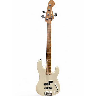 Used Charvel pro mod san dimas bass pj v platinum pearl Electric Bass Guitar