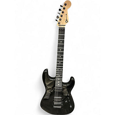 Used Charvel san dimas pro mod 1 fr Black Solid Body Electric Guitar
