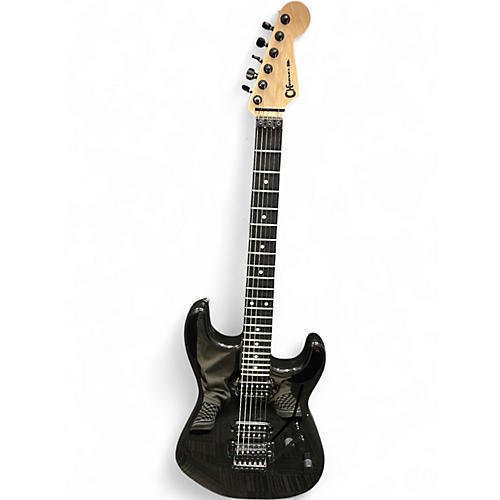 Used Charvel san dimas pro mod 1 fr Black Solid Body Electric Guitar Black