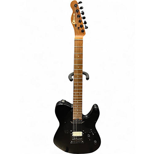 Used Charvel soCal style 2 (Modded) Black Solid Body Electric Guitar Black