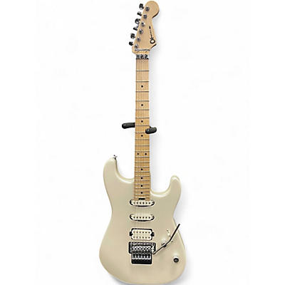 Used Charvell PM SD3 FR WHITE Solid Body Electric Guitar