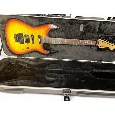 Used Charvell pro mod wild card 3 Color Sunburst Solid Body Electric Guitar