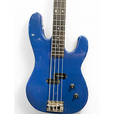 Used Charvette By Charvel 400 SERIES BLUE Electric Bass Guitar