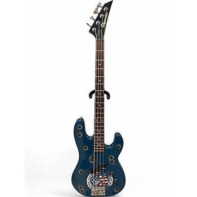 Used Charvette By Charvel MODEL 400 BLUE Electric Bass Guitar