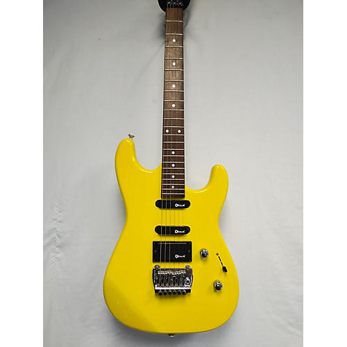 Charvette By Charvel Used Charvette By Charvel Model 300 Graffiti Yellow Solid Body Electric Guitar Graffiti Yellow