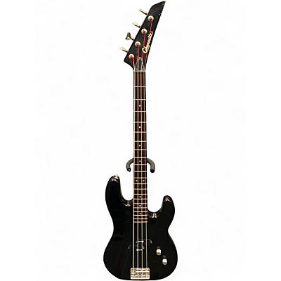 Used Charvette By Charvel P400 Black Electric Bass Guitar