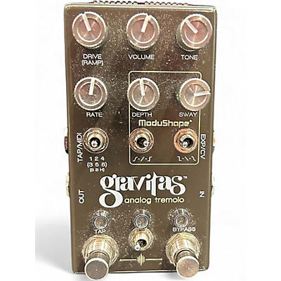 Used Chase Bliss Audio Gravitas Analog Tremolo Effect Pedal