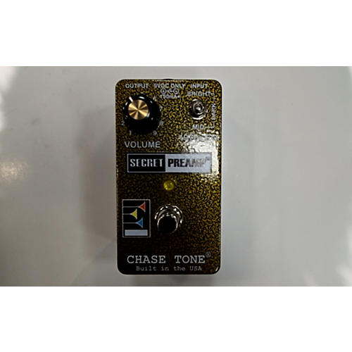 Chase Tone Used Chase Tone Secret Preamp Custom Shop Gold Hammer Effect Pedal