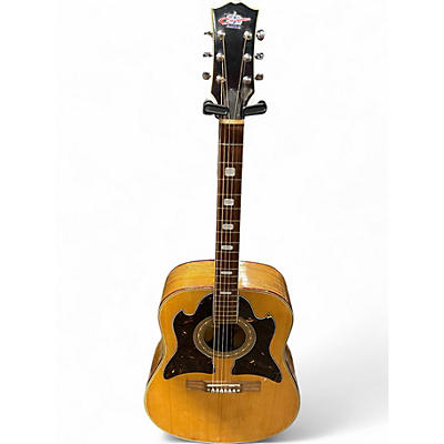 Used Checkmate G-300 Vintage Natural Acoustic Guitar