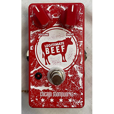 Chicago Stompworks Used Chicago Stompworks Legitimate Beef Effect Pedal