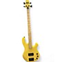 Used Chowny retrovibe barracuda yellow Electric Bass Guitar yellow