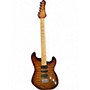 Used Chris Campbell 5a Strat 5a Quilt Dragonburst Solid Body Electric Guitar 5a Quilt Dragonburst