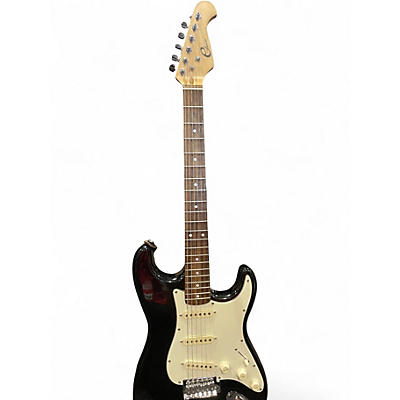 Used Cleca S STYLE Black Solid Body Electric Guitar