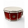 Used Click 6.5X14 Maple Snare Red Sparkle Drum Red Sparkle 15