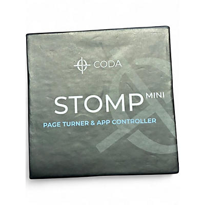 Used Coda STOMPMINI PAGE TURNER & APP CONTROL MIDI Foot Controller