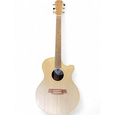 Used Cole Clark AN2EC-BB Natural Acoustic Electric Guitar