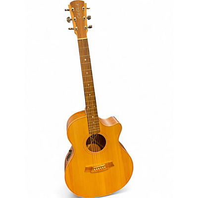 Used Cole Clark AN2ECBB Natural Acoustic Electric Guitar